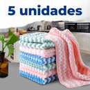 (Compre 4 Ganhe 1) Panos Mágicos® - Microfibra Macia para Limpeza Perfeita Premium 2024 - Frete Grátis