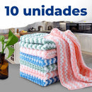 (Compre 4 Ganhe 1) Panos Mágicos® - Microfibra Macia para Limpeza Perfeita Premium 2024 - Frete Grátis