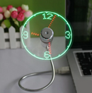 Ventilador de Relógio Led USB. - Realeza Prime