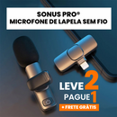 SonusPro - Microfone de lapela sem fio | LEVE 2 PAGUE 1 - Realeza Prime