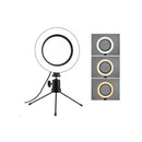 Ring Light De Mesa Iluminador De Led Tripé 6 Polegadas 16cm Sem Embalagem - Realeza Prime