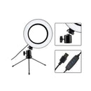 Ring Light De Mesa Iluminador De Led Tripé 6 Polegadas 16cm Sem Embalagem - Realeza Prime