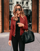Jaqueta de Couro Feminina Zara - Moda Inverno - Realeza Prime